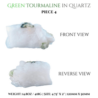 
              Green Tourmaline in Quartz
            