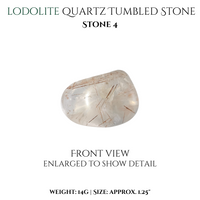 
              Lodolite Quartz natural and tumbled stones
            