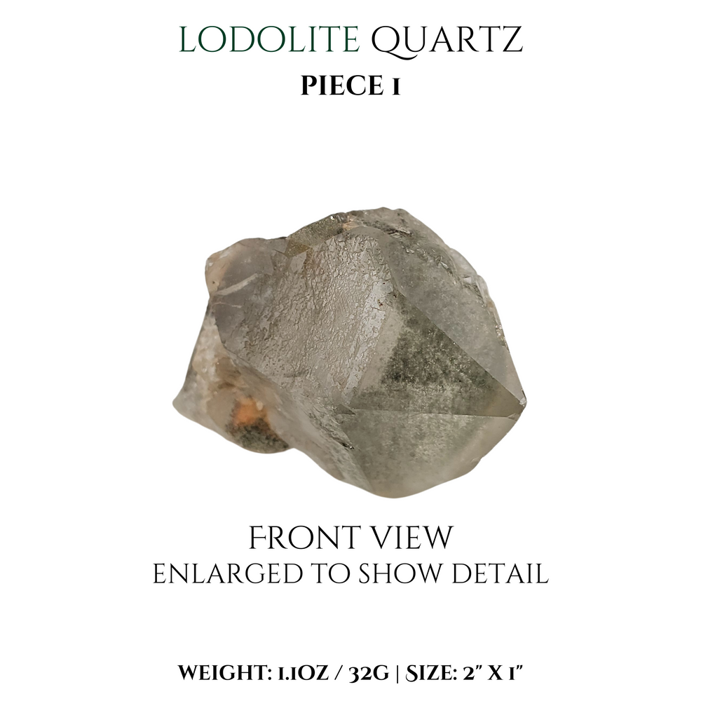 Lodolite Quartz natural and tumbled stones