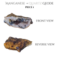 
              Manganese + Quartz Geodes
            