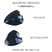 
              Rainbow Obsidian Cabochons
            