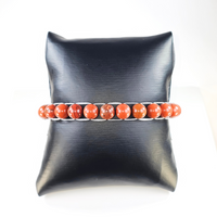 Red Jasper 8mm soft stretchy bead bracelet