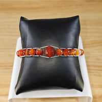 
              Carnelian bead bracelets
            