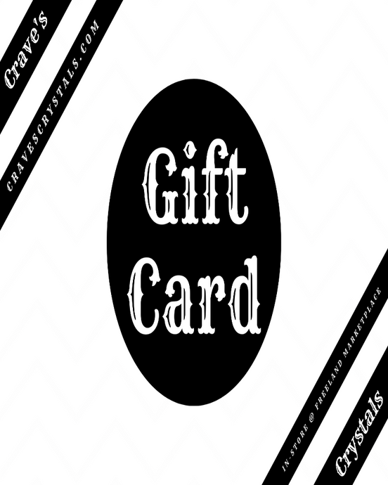 Crave's Crystals Gift Card - Crave's Crystals