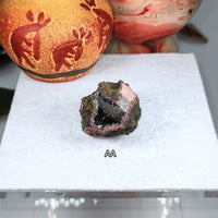 Manganese quartz geode manganese