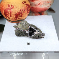Manganese quartz geode manganese