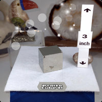 Pyrite cube geometric shape cubic