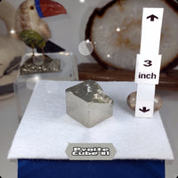 Pyrite cube geometric shape cubic