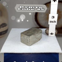 Pyrite cube geometric shape cubic