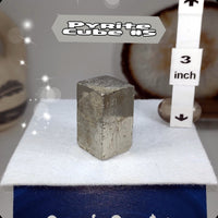 Pyrite cube geometric shape cubic