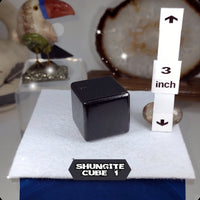 Shungite cube geometric shape cubic