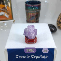 Madagascar Amethyst  tiny cluster