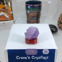Madagascar Amethyst  tiny cluster