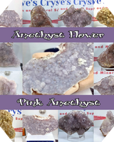 
              Amethyst Flower (Brazil) and Pink Amethyst (Morocco)
            