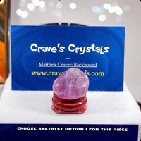 Amethyst medium A grade tumbled stone