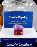 
              Amethyst medium A grade tumbled stone
            