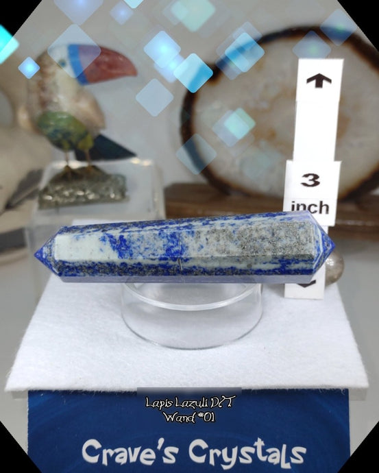 Lapis Lazuli Double Terminated Wand