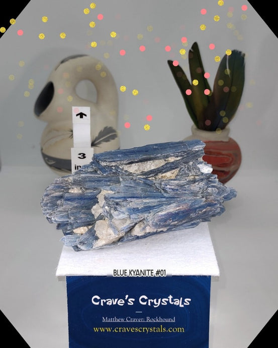 Blue Kyanite Cluster