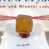 Honey Calcite Cube