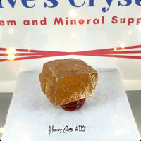 Honey Calcite Cube