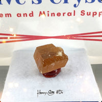 Honey Calcite Cube