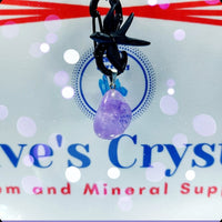Amethyst $3.00 Stone Pendant Silver Plated