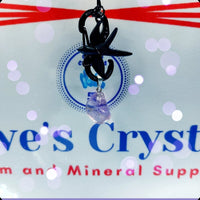 Amethyst $3.00 Stone Pendant Silver Plated