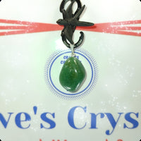 Green Aventurine $3.00 pendant silver plated