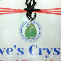 Green Aventurine $3.00 pendant silver plated