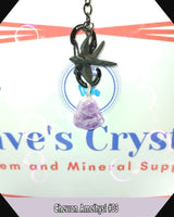 
              Chevron Amethyst $3.00 Silver Plated Stone Pendant
            