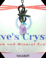 
              Chevron Amethyst $3.00 Silver Plated Stone Pendant
            