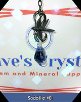 
              Sodalite $3.00 Silver Plated Stone Pendant
            