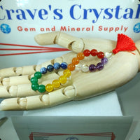 Chakra Stone Bracelet - 8mm Round Beads