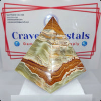 4 inch onyx pyramid