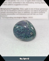 
              Green Moss Agate Tumbled Stone
            