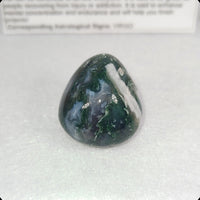 Green Moss Agate Tumbled Stone