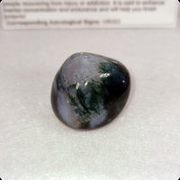 Green Moss Agate Tumbled Stone