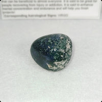 Green Moss Agate Tumbled Stone