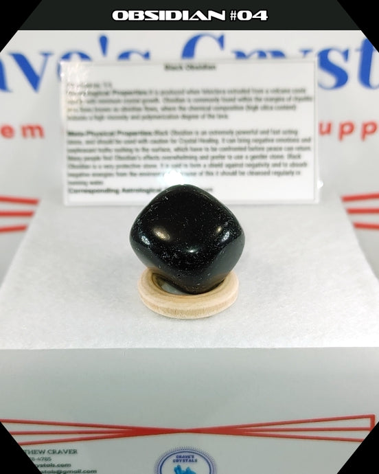 Obsidian Tumbled Stone