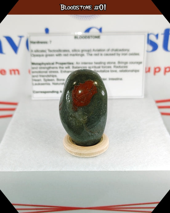 Bloodstone Tumbled Stone