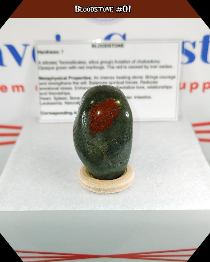 Bloodstone Tumbled Stone