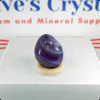 Purple Agate dyed tumbled stone