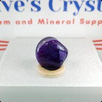 Purple Agate dyed tumbled stone