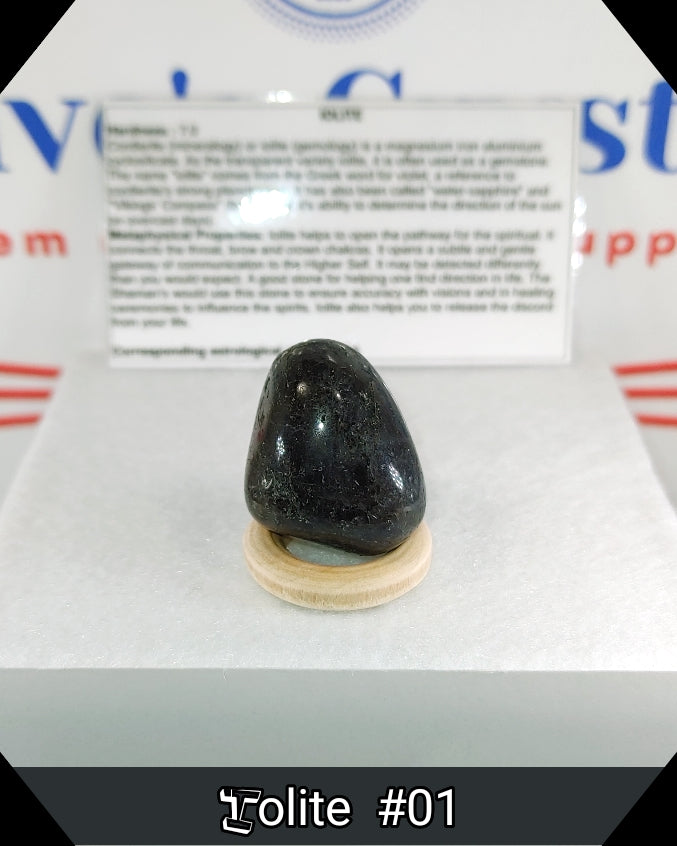 Iolite Tumbled Stone