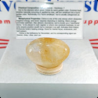 Citrine A quality Tumbled Stone