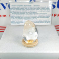 High quality clear quartz tumbled stone