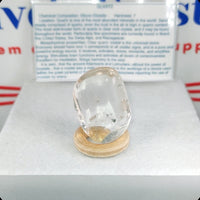 High quality clear quartz tumbled stone