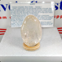 clear quartz tumbled stone