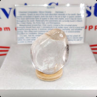 clear quartz tumbled stone