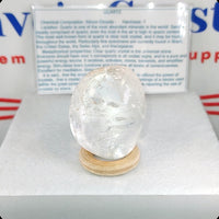 clear quartz tumbled stone